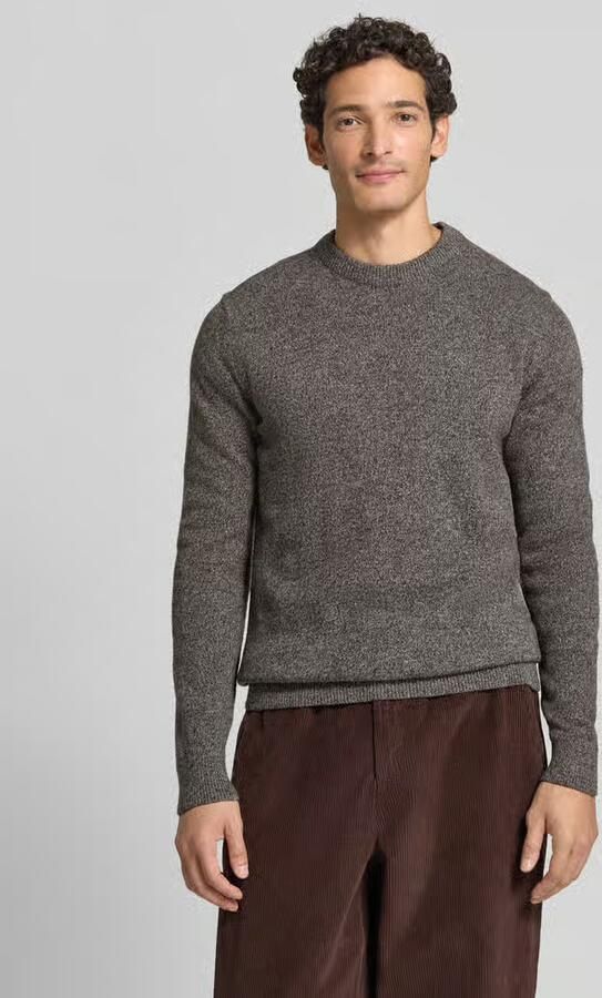 Barbour Pullover van mix van wol en zijde met ronde hals model 'TISBURY' - Foto 4