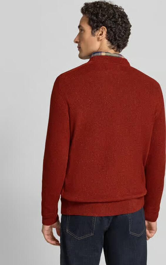 Barbour Pullover van mix van wol en zijde met ronde hals model 'TISBURY' - Foto 3