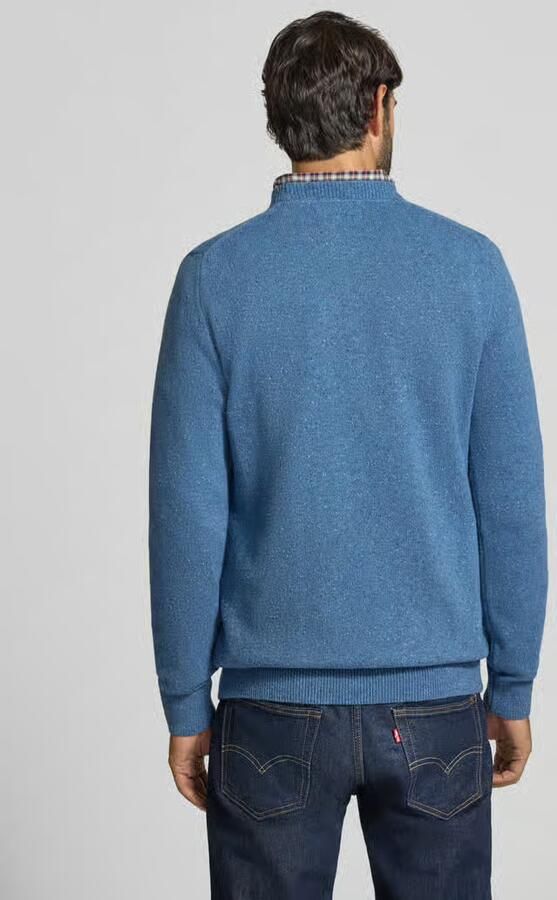 Barbour Pullover van mix van wol en zijde met ronde hals model 'TISBURY' - Foto 3