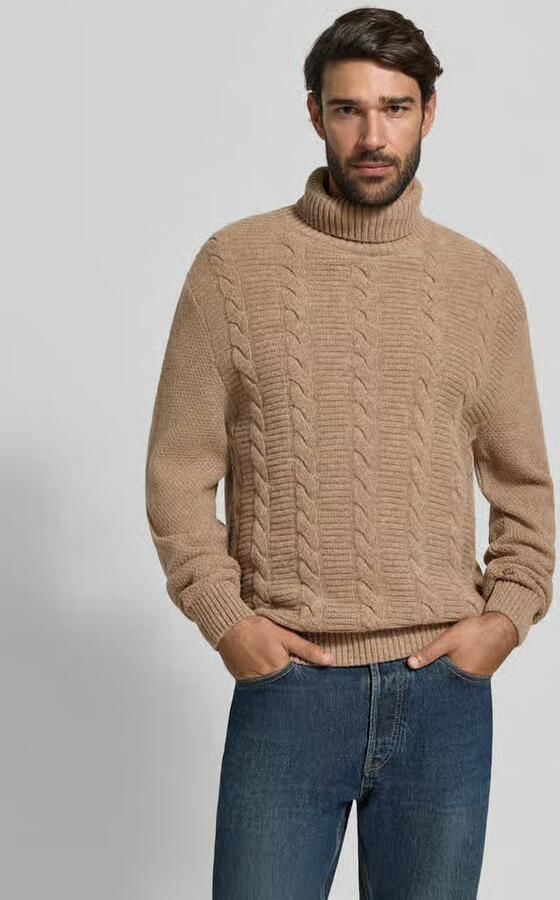 Barbour relaxed fit pullover van pure wol model 'STAPLECROSS' - Foto 3