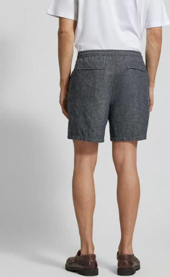 Barbour Regular fit bermuda s van mix van katoen en linnen Model 'STILLWATER' - Foto 3