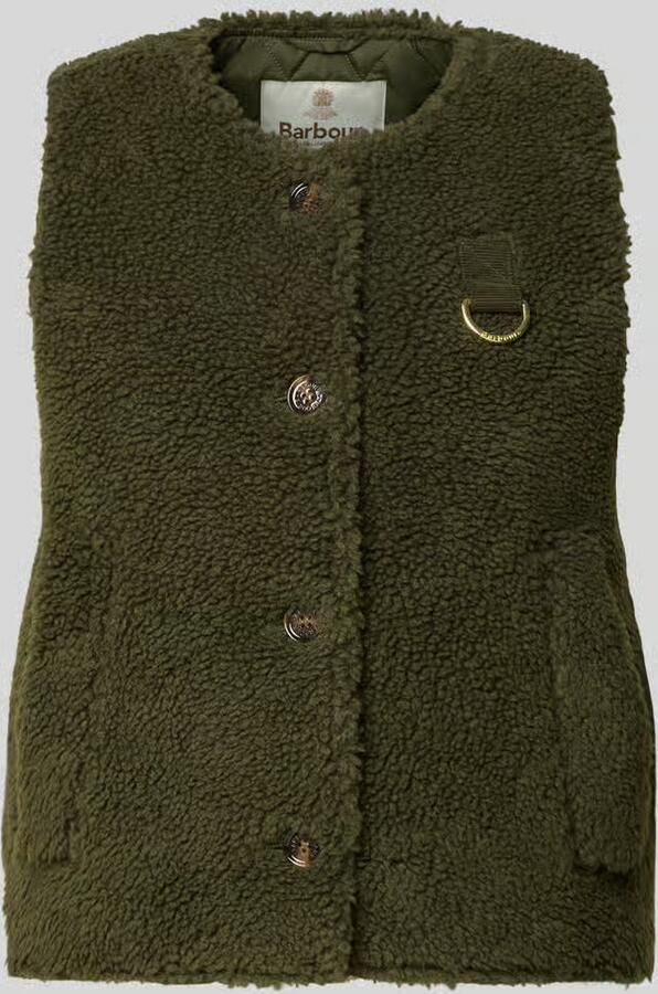 Barbour regular fit bodywarmer in fleece-look