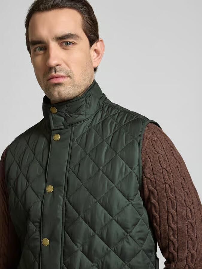 Barbour Gewatteerde Groene Jas Stijlvolle Landelijke Toevoeging Green Heren - Foto 12