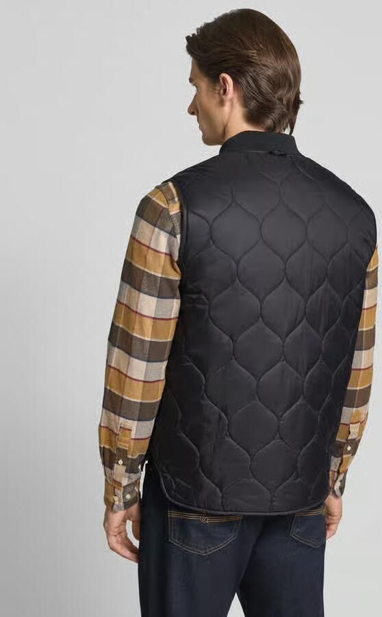 Barbour Regular fit bodywarmer met tweewegritssluiting