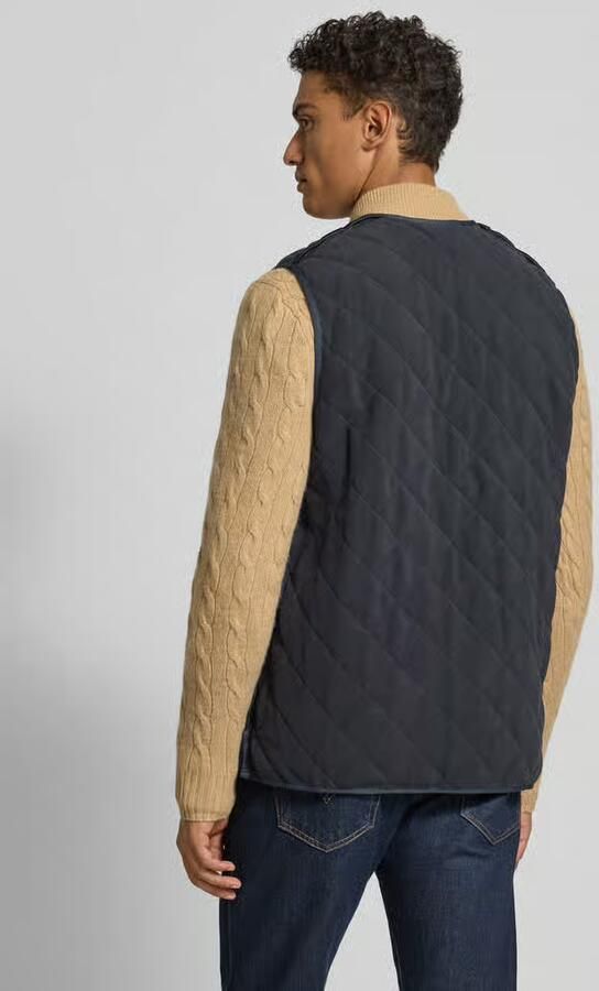 Barbour Veelzijdig Gewatteerd Vest Zip-In Liner Marineblauw Blauw Heren