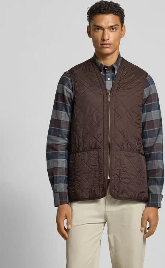 Barbour Regular fit bodywarmer met warme fleece aan de binnenkant - Foto 3