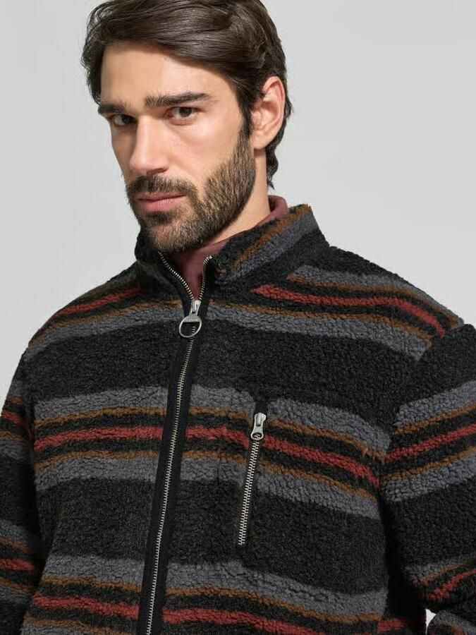 Barbour Regular fit fleecejack met opstaande kraag - Foto 2