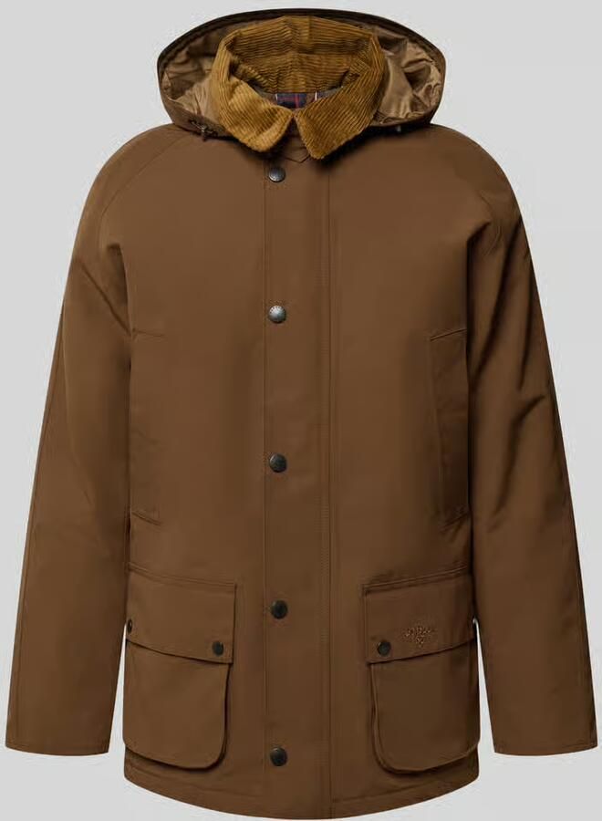 Barbour Regular fit functioneel jack met capuchon