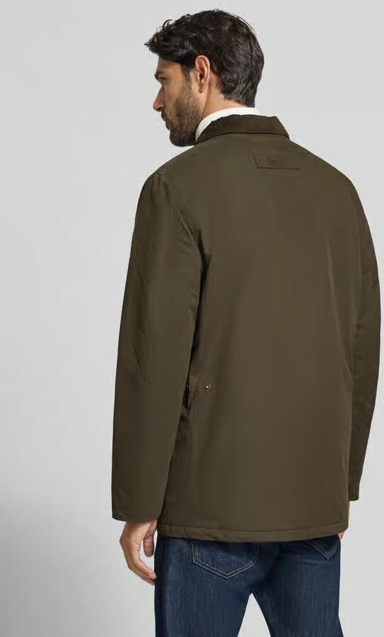 Barbour Regular fit functioneel jack met opstaande kraag - Foto 3