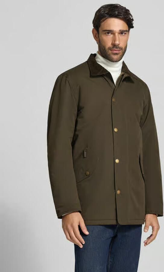 Barbour Regular fit functioneel jack met opstaande kraag - Foto 2