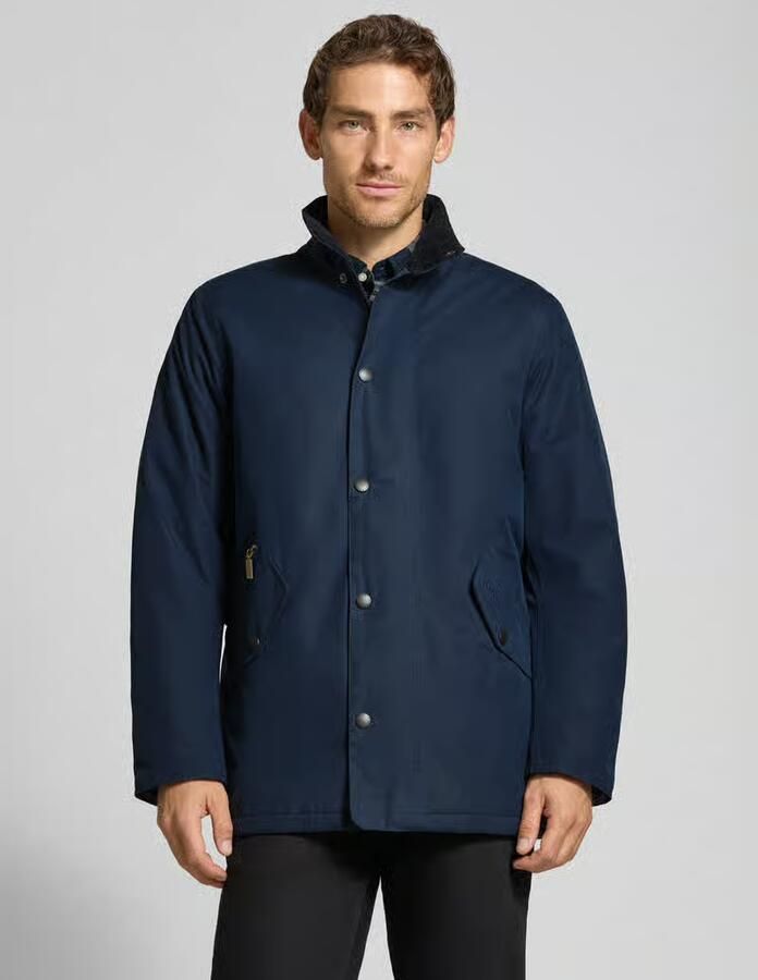Barbour Regular fit functioneel jack met opstaande kraag - Foto 2