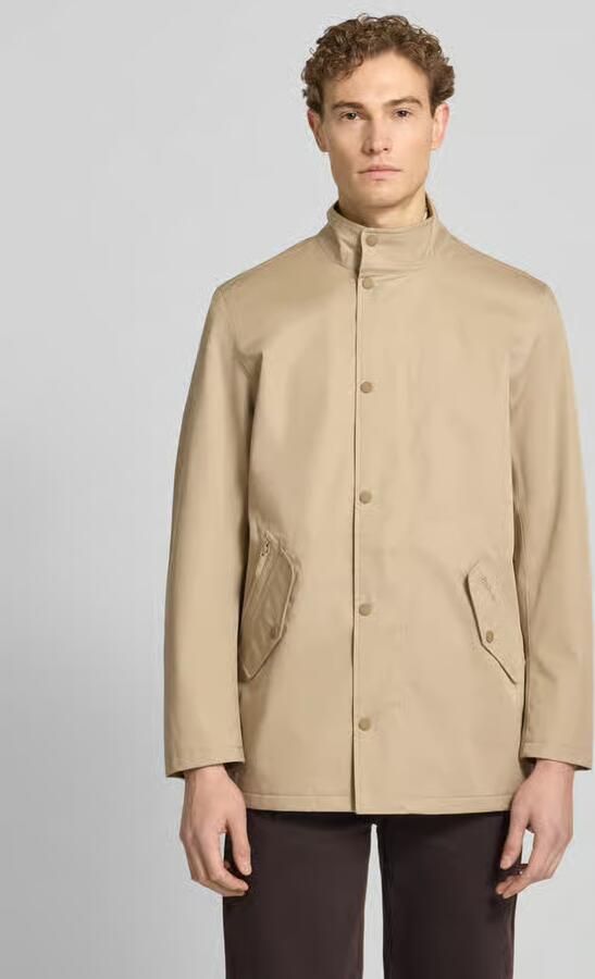 Barbour regular fit functioneel jack met tweewegritssluiting - Foto 3