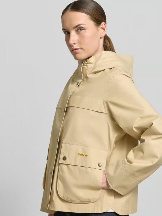 Barbour regular fit functioneel jack van katoenmix model 'BAYTHORPE'