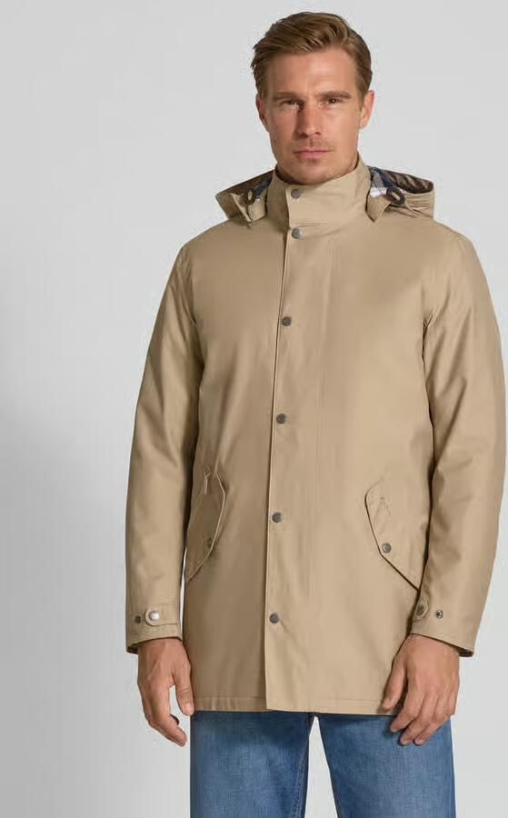 Barbour regular fit functioneel jack van katoenmix model 'CHELSEA MAC' - Foto 2