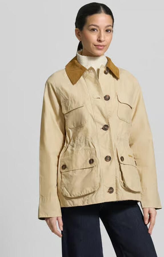 Barbour Regular fit functioneel jack van puur katoen model 'CROTON' - Foto 3