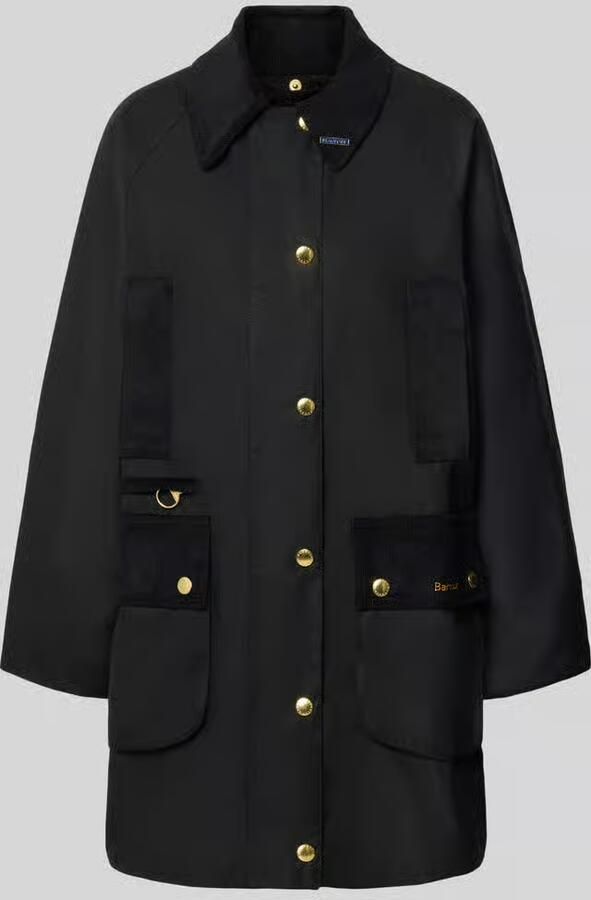 Barbour Regular fit functioneel jack van puur gewaxte katoen