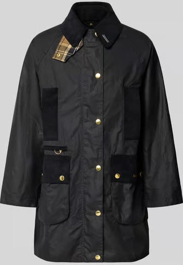 Barbour Regular fit functioneel jack van puur gewaxte katoen