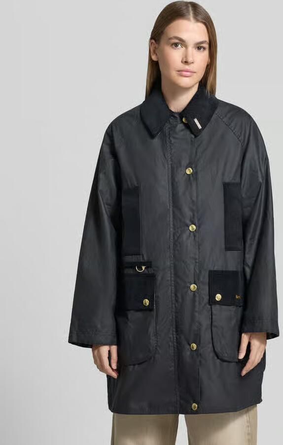 Barbour Regular fit functioneel jack van puur gewaxte katoen - Foto 2