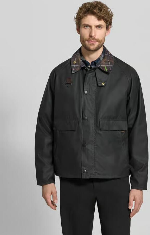 Barbour Regular fit functioneel jack van puur katoen - Foto 2