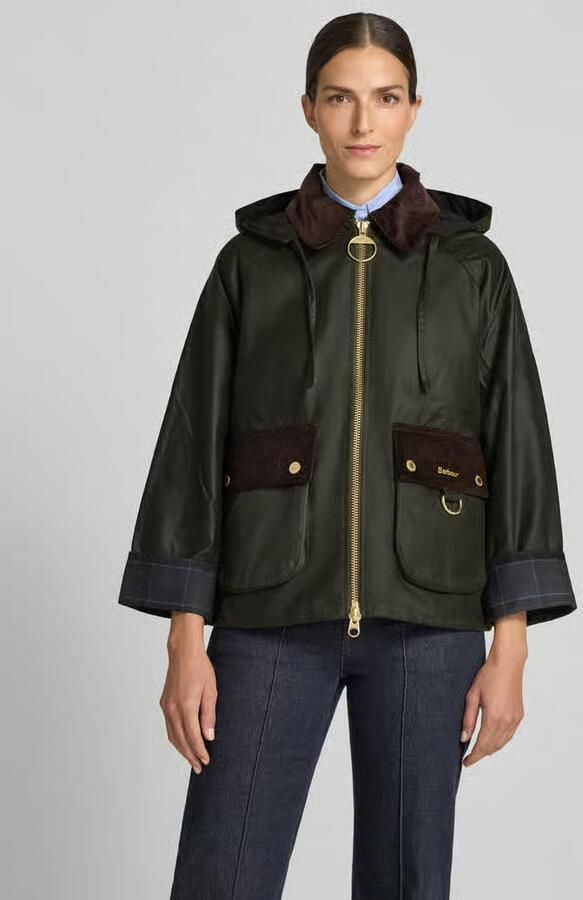 Barbour Regular fit functioneel jack van puur katoen model 'CARVILLE' - Foto 3