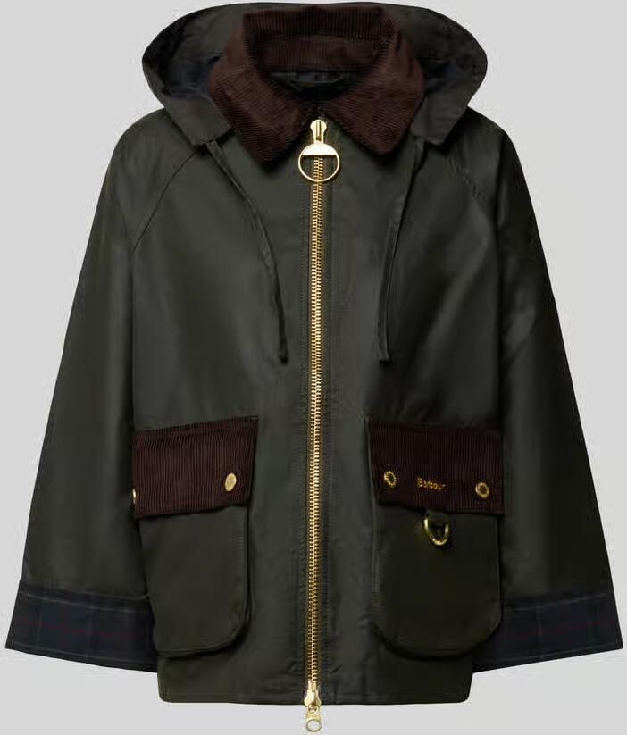 Barbour Regular fit functioneel jack van puur katoen model 'CARVILLE'