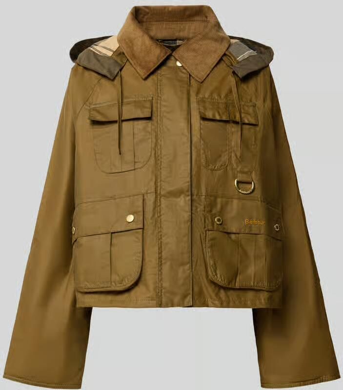 Barbour Regular fit functioneel jack van puur katoen model 'LIZA'
