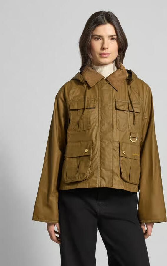 Barbour regular fit functionele jas van zuiver katoen model 'LIZA' - Foto 3