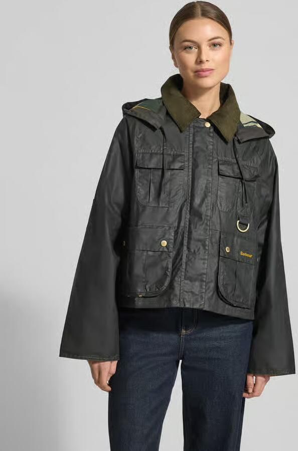 Barbour regular fit functionele jas van zuiver katoen model 'LIZA' - Foto 3