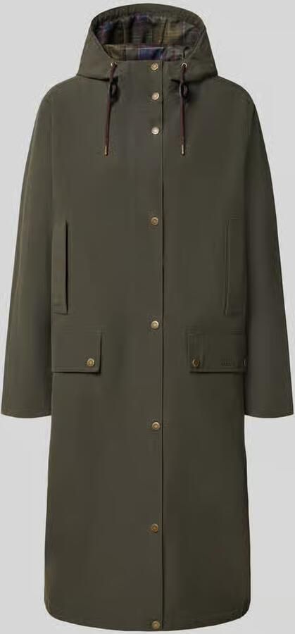 Barbour Regular fit functionele lange jas met gestikt logo model 'MATILDE'