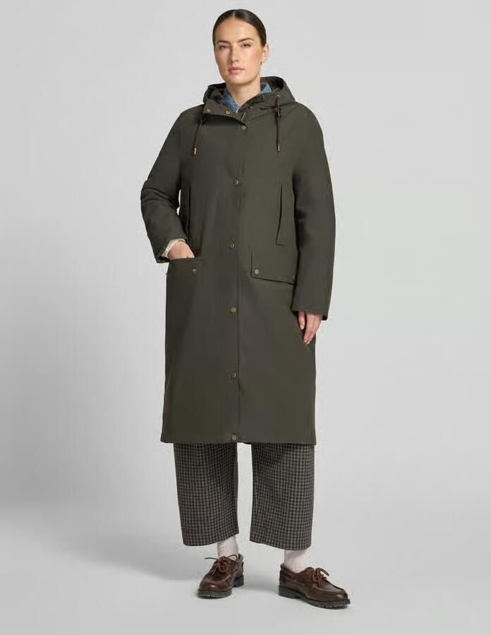 Barbour Regular fit functionele lange jas met gestikt logo model 'MATILDE' - Foto 3