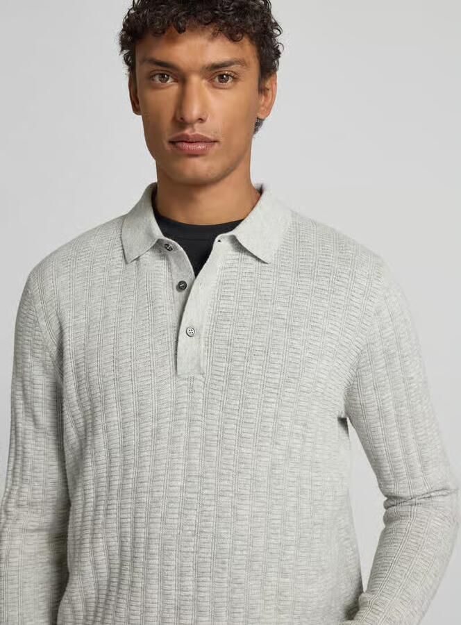 Barbour Regular fit gebreide pullover van een mix van wol en katoen model 'SMEATON' - Foto 2