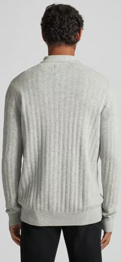 Barbour Regular fit gebreide pullover van mix van katoen en wol model 'SMEATON' - Foto 3