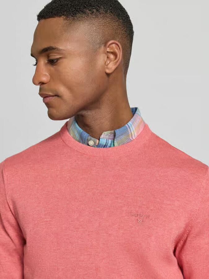 Barbour Regular fit gebreide pullover van puur katoen model 'PIMA' - Foto 2