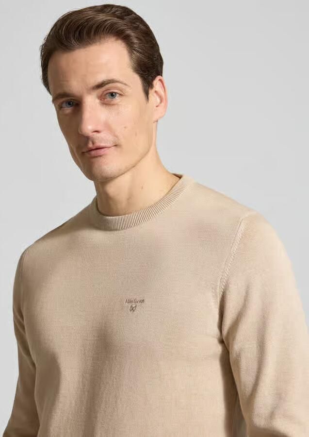 Barbour Regular fit gebreide pullover van puur katoen model 'PIMA' - Foto 2