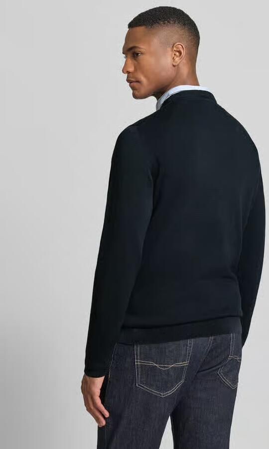 Barbour Regular fit gebreide pullover van puur katoen model 'PIMA' - Foto 4
