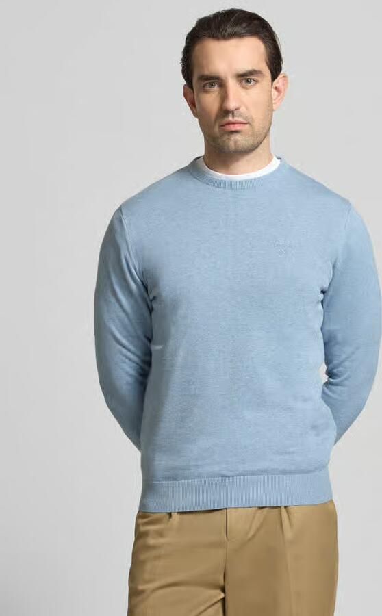 Barbour Regular fit gebreide pullover van puur katoen model 'PIMA' - Foto 3