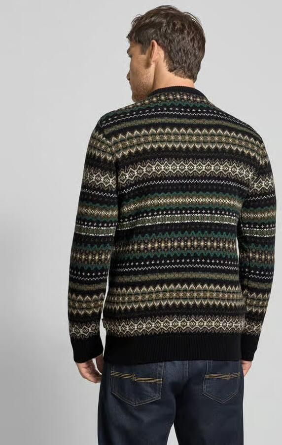 Barbour Regular fit gebreide pullover van zuivere wol model 'ISLE CREW'