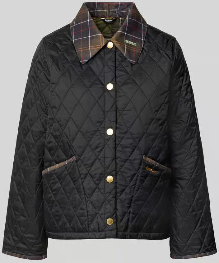 Barbour Regular fit gewatteerd jack met contrasterende kraag