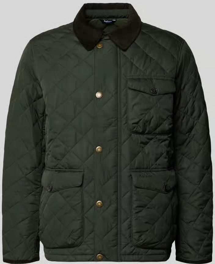Barbour Regular fit gewatteerd jack met corduroy kraag model 'HORNBY'