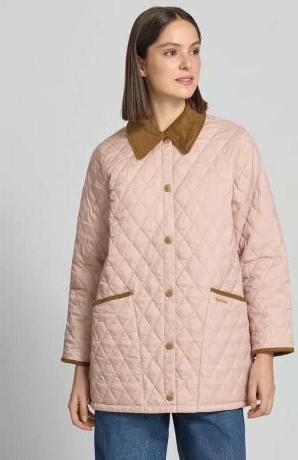 Barbour Regular fit Gewatteerd jack met Platte kraag Model 'LIDDESDALE' - Foto 4