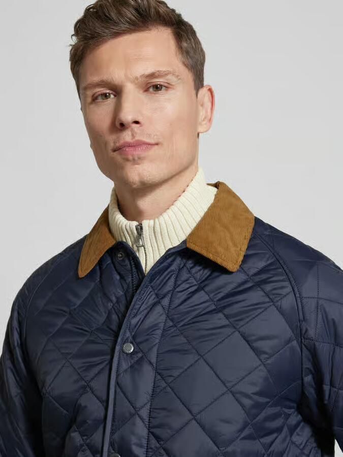 Barbour Regular fit gewatteerd jack met tweewegritssluiting Model 'CITY BEDALE'