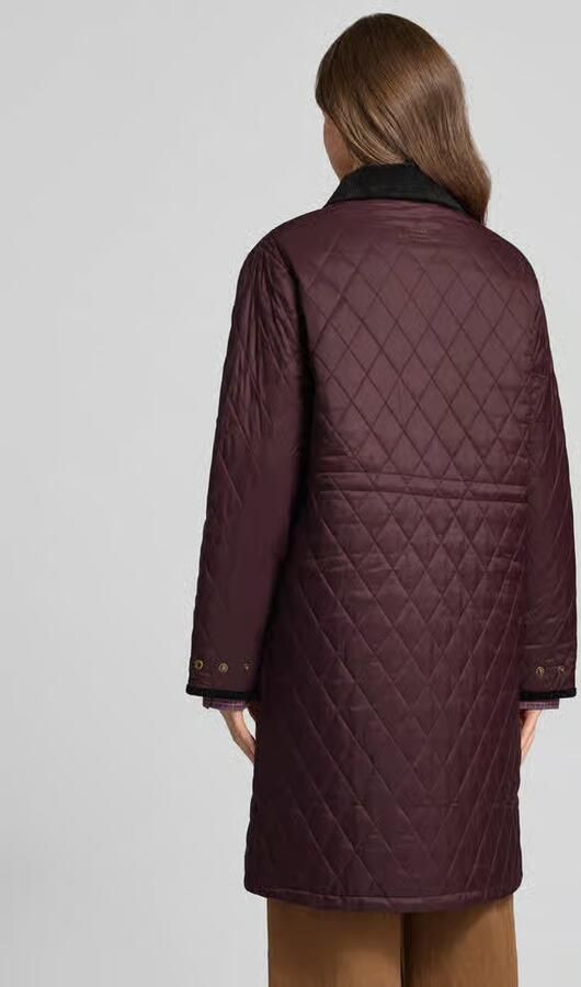 Barbour Regular fit gewatteerde mantel met drukknopen - Foto 3