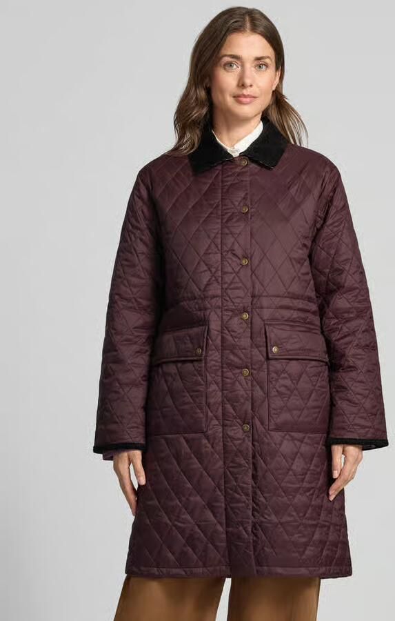 Barbour Regular fit gewatteerde mantel met drukknopen - Foto 2