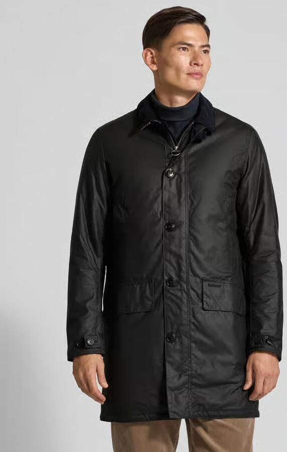 Barbour Regular fit gewaxt jack van puur katoen model 'MAC' - Foto 7