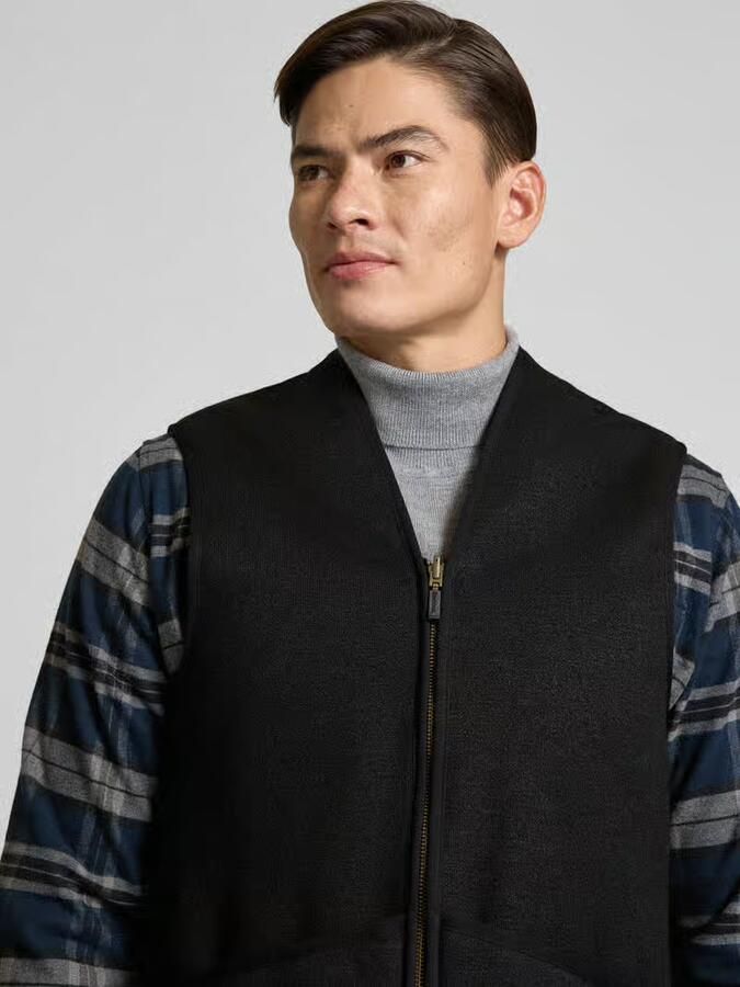 Barbour Regular fit gilet van imitatiebont