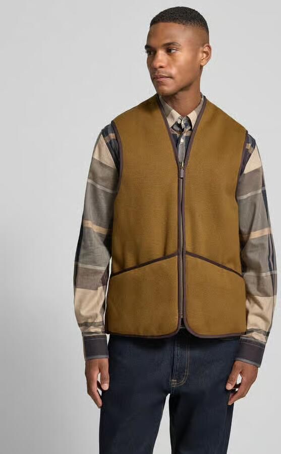 Barbour Regular fit gilet van imitatiebont - Foto 3