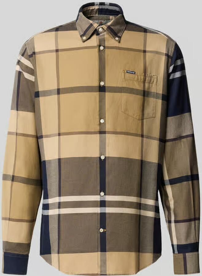 Barbour Regular fit hemd van puur katoen