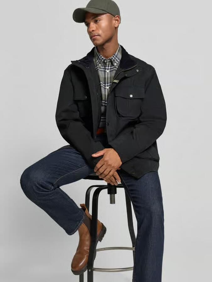 Barbour Regular fit jack van katoenmix model 'SANDERLING' - Foto 2