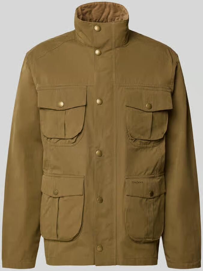 Barbour Regular fit jack van katoenmix model 'SANDERLING'