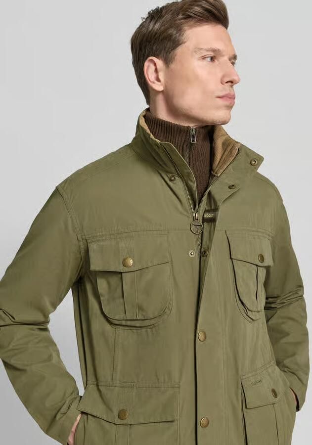 Barbour Regular fit jack van katoenmix model 'SANDERLING' - Foto 2